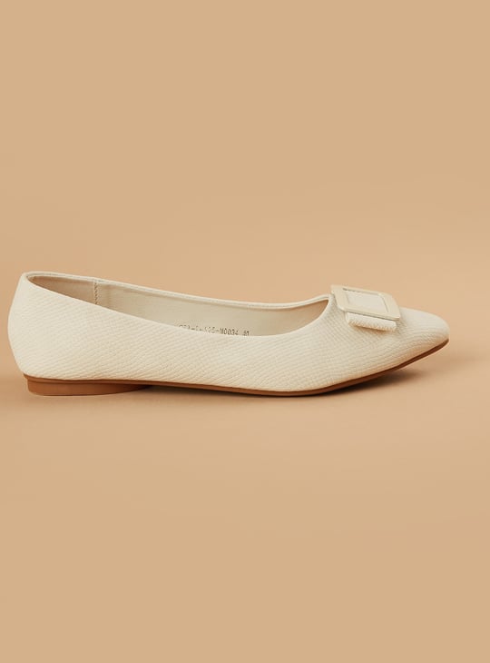 CODE Buckle Ballerinas