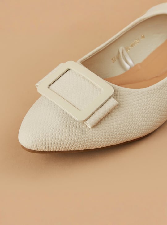 CODE Buckle Ballerinas