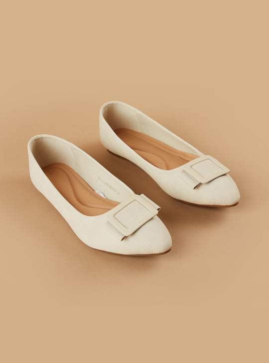 CODE Buckle Ballerinas