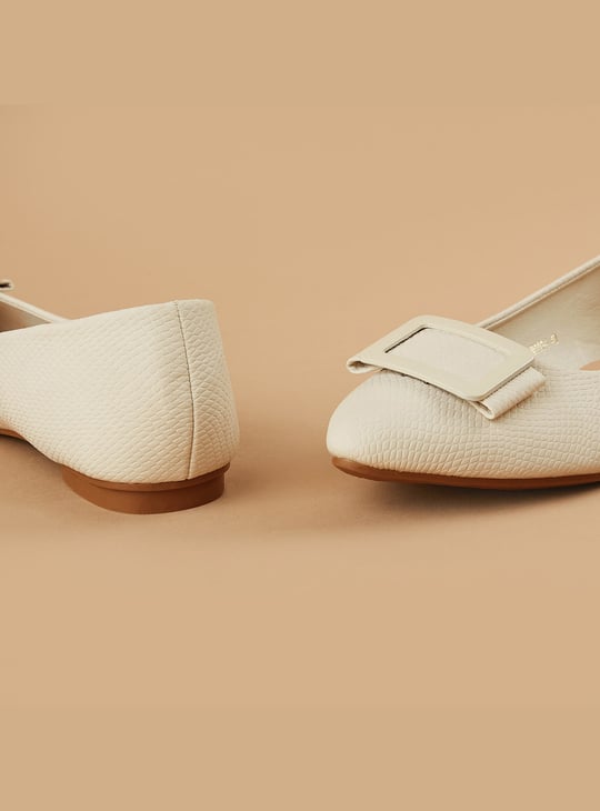 CODE Buckle Ballerinas