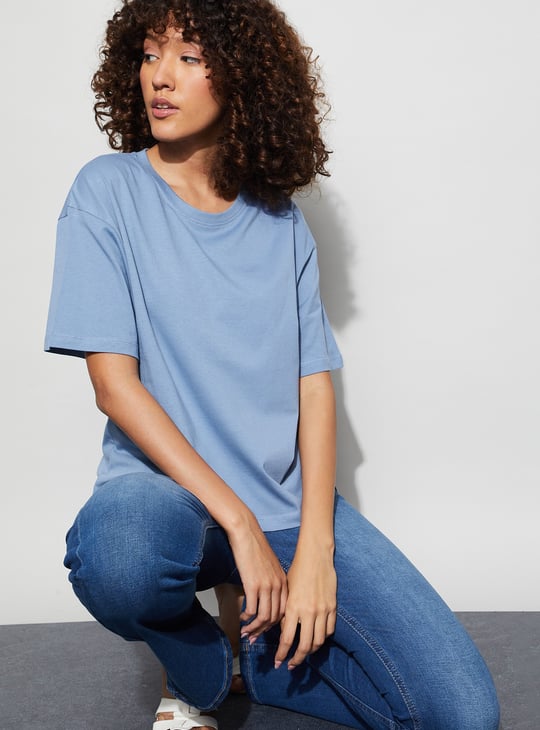 FAME FOREVER Solid T-shirt