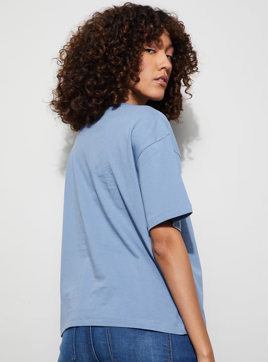 FAME FOREVER Solid T-shirt
