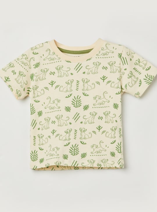 JUNIORS Boys Printed Dungarees with T-shirt