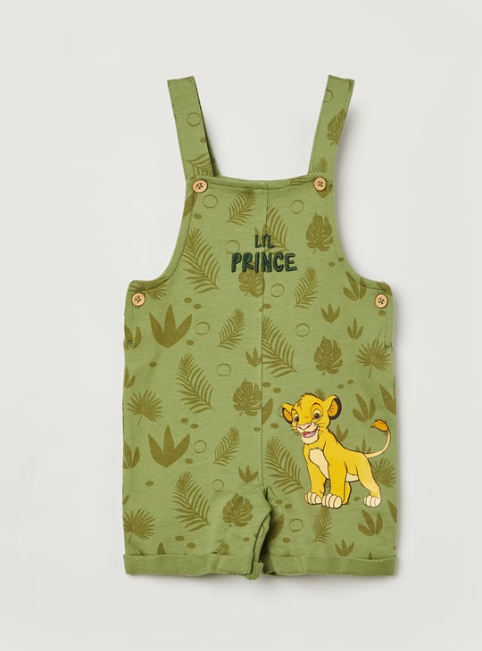 JUNIORS Boys Printed Dungarees with T-shirt