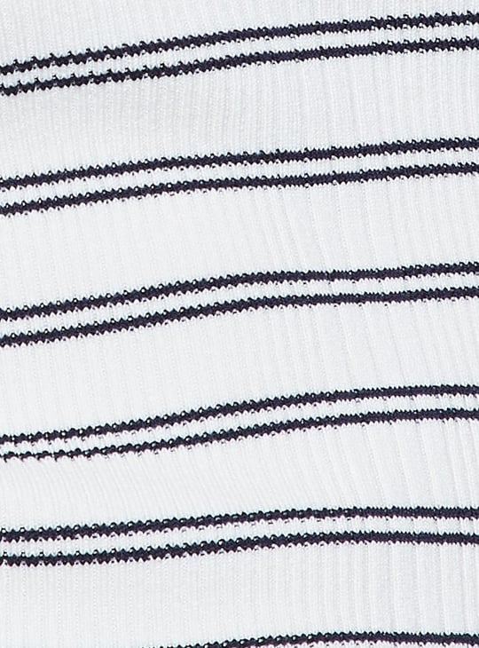 CODE CLASSIC Striped Knit Top