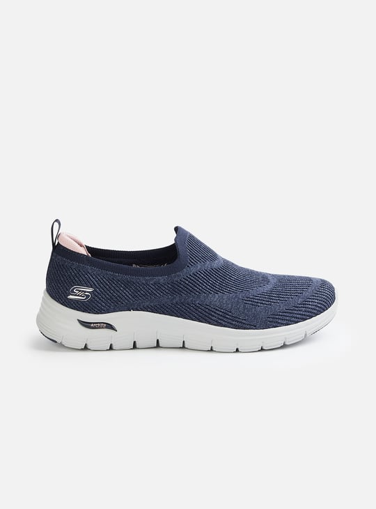 SKECHERS Arch-Fit Vista Inspiration Mesh Knit Slip-On Sports Shoes