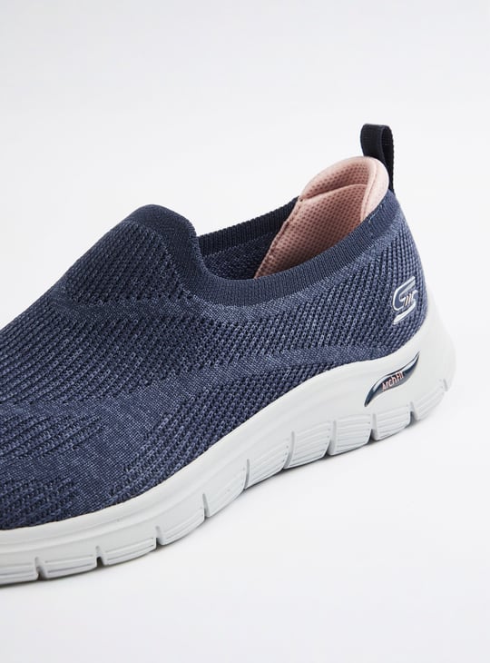SKECHERS Arch-Fit Vista Inspiration Mesh Knit Slip-On Sports Shoes