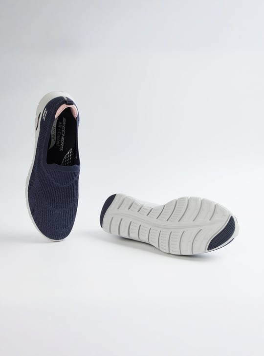 SKECHERS Arch-Fit Vista Inspiration Mesh Knit Slip-On Sports Shoes