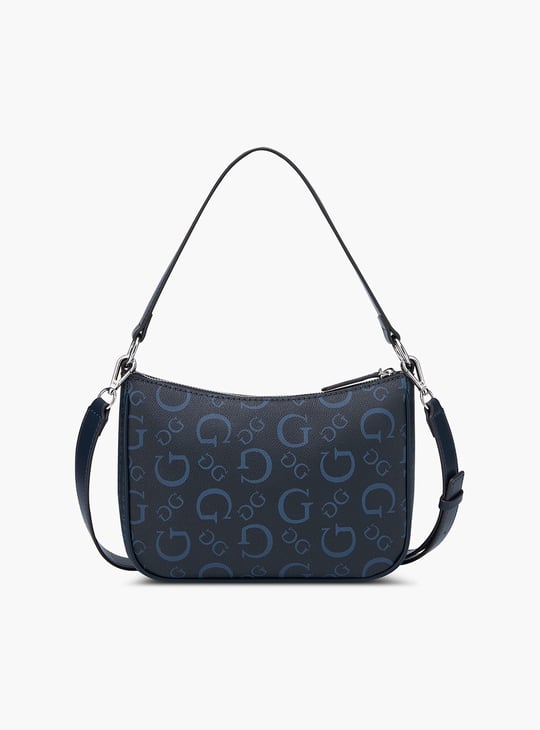 GUESS Granby Monogram Print Shoulder Bag