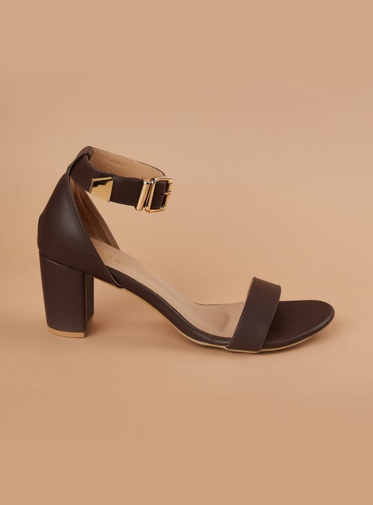 CODE Open Toe Block Heels