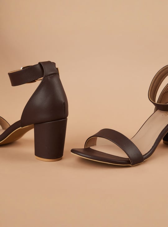 CODE Open Toe Block Heels