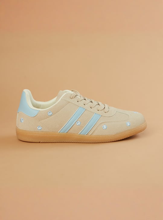 GINGER Floral Embroidered Sneakers