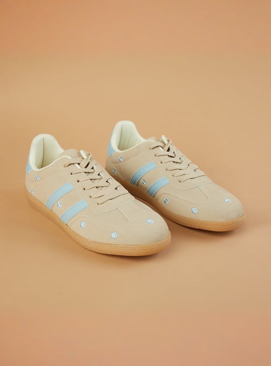 GINGER Floral Embroidered Sneakers