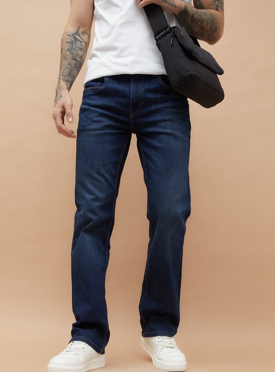 FORCA Dark-Washed Bootcut Jeans