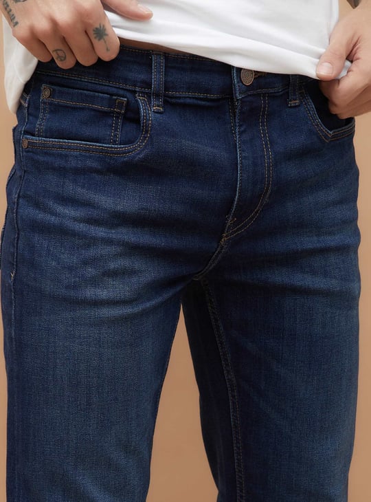 FORCA Dark-Washed Bootcut Jeans