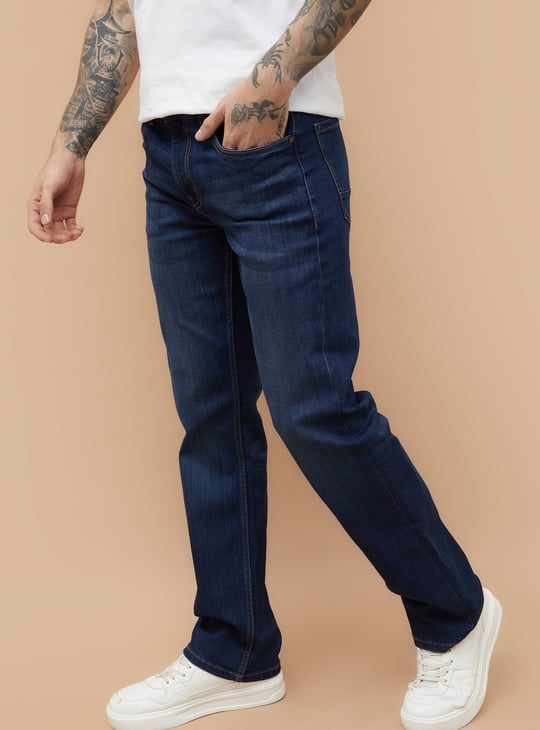 FORCA Dark-Washed Bootcut Jeans