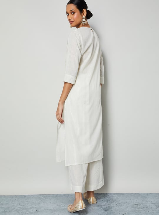 MELANGE Embroidered Kurta Set
