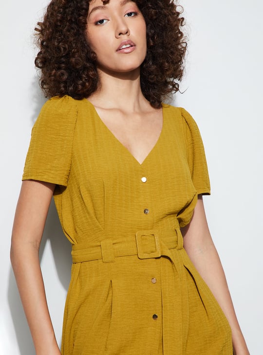 code green dress Knit A-Line with Belt bridesmaid dress code