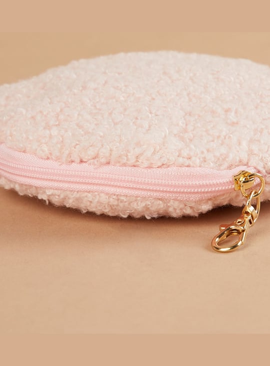 GINGER Girls Floral Applique Sling Bag with Pouch