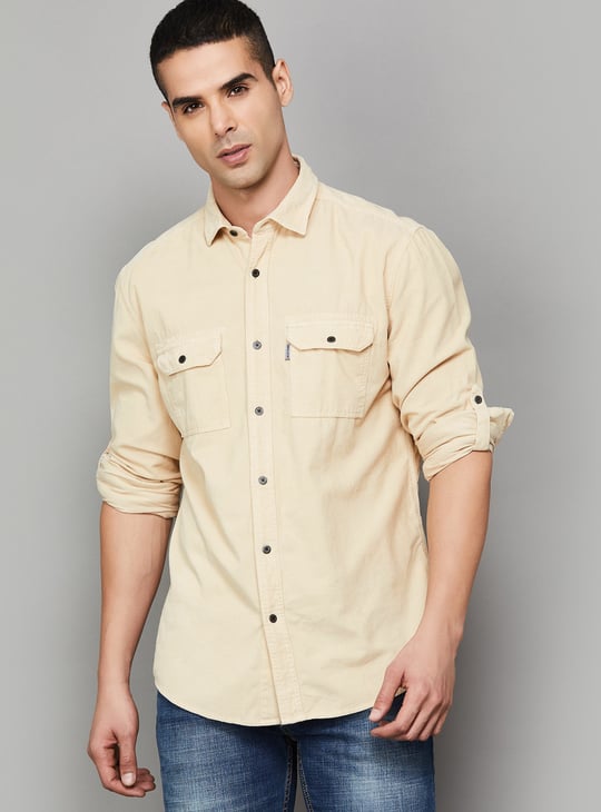 LP JEANS Solid Slim Fit Shirt
