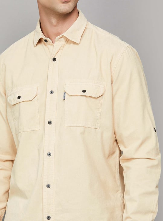 LP JEANS Solid Slim Fit Shirt
