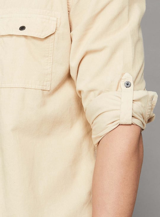 LP JEANS Solid Slim Fit Shirt