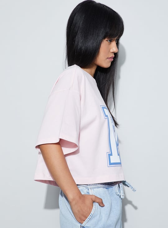 GINGER Mickey Mouse Print T-shirt