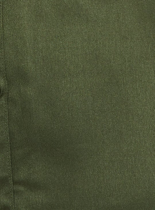 FAME FOREVER Solid Shirt Dress