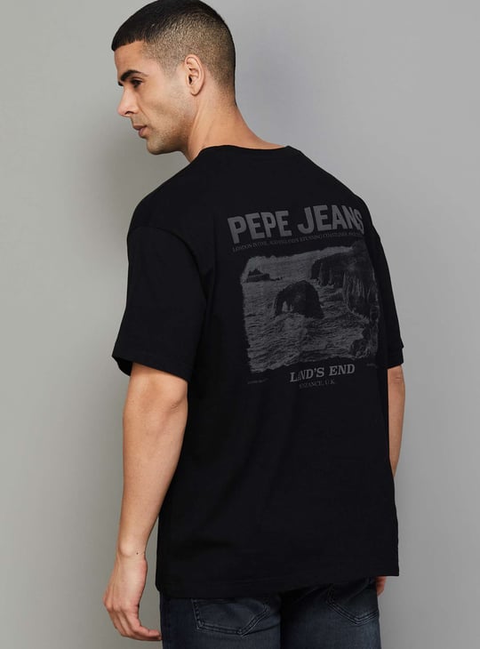 PEPE JEANS Back Print Oversized T-shirt