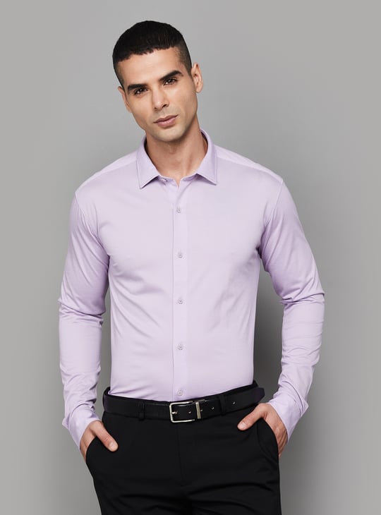 PARK AVENUE Woven Slim Fit Formal Shirt