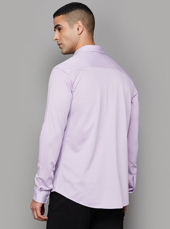 PARK AVENUE Woven Slim Fit Formal Shirt