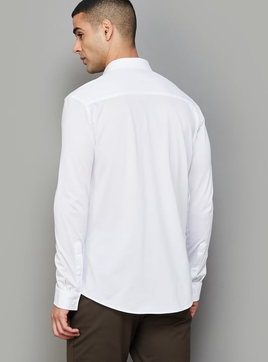 PARK AVENUE Woven Slim Fit Formal Shirt