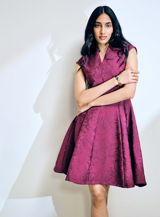 fitted lace wedding dress Buy Comfy Purple Fit & Flare Dresses