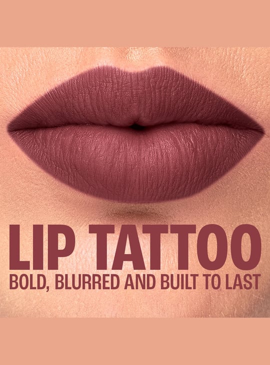 LAKME 9to5 Tattoo Matte Slim Lipstick - MR13 Burgundy Passion - 2g