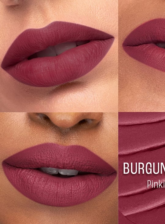 LAKME 9to5 Tattoo Matte Slim Lipstick - MR13 Burgundy Passion - 2g