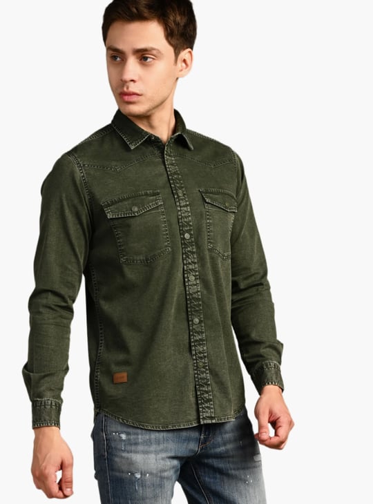 KILLER Solid Regular Fit Shirt
