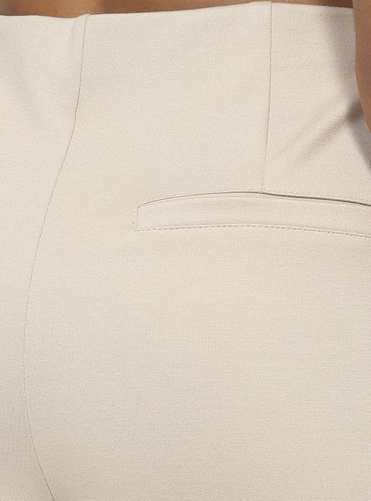 KRAUS Solid Straight Fit Trousers