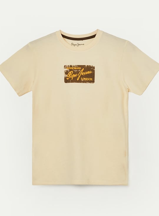 PEPE JEANS Boys Brand Print T-shirt