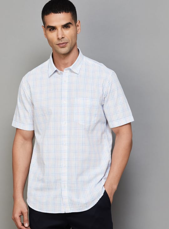 INDIAN TERRAIN Checked Classic Fit Shirt