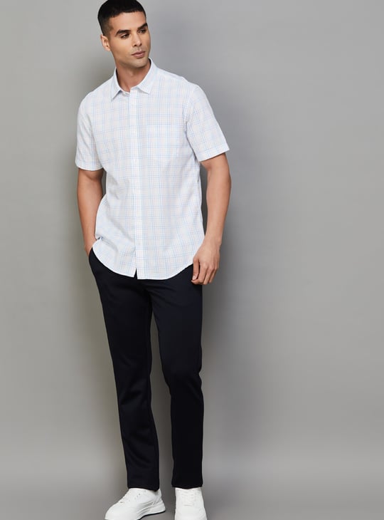 INDIAN TERRAIN Checked Classic Fit Shirt