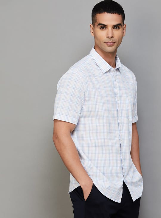 INDIAN TERRAIN Checked Classic Fit Shirt