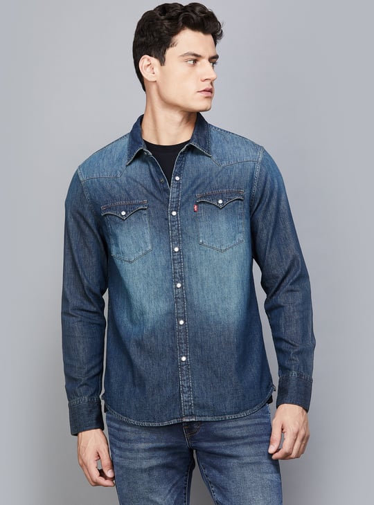 LEVI'S Washed Denim Shirt