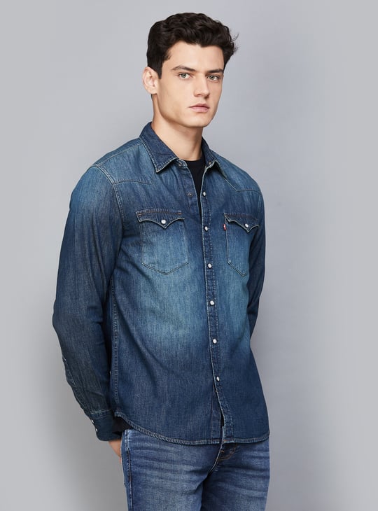 LEVI'S Washed Denim Shirt