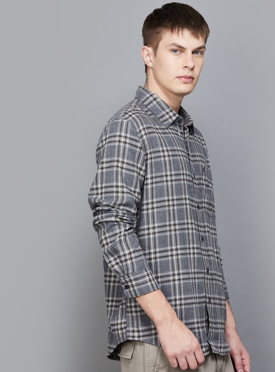 AMERICAN EAGLE Checked Regular Fit Shirt