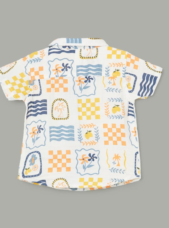 FS MINI KLUB Boys Printed Shorts Set