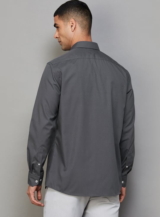 LOUIS PHILIPPE Solid Classic Fit Formal Shirt