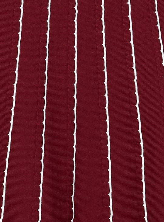 VAN HEUSEN Striped Patterned Midi Dress
