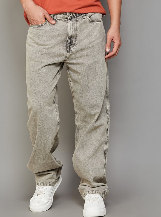 FLYING MACHINE Washed Cobain Jeans (Comfort)