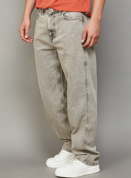 FLYING MACHINE Washed Cobain Jeans (Comfort)