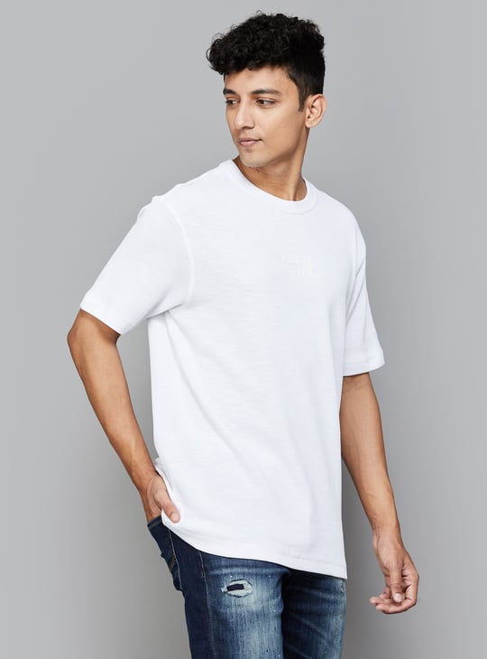 FLYING MACHINE Solid T-shirt